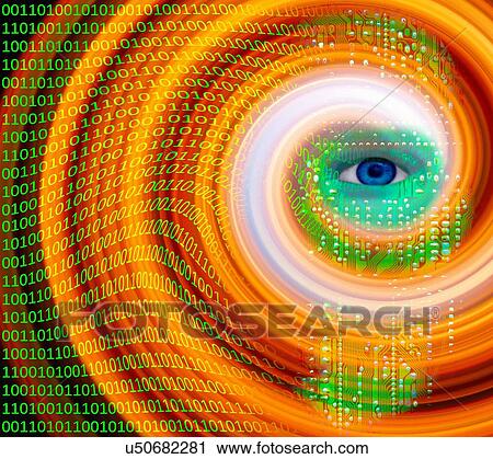Artificial intelligence surveillance, illustration View Large Photo Image Stock Image - Artificial intelligence surveillance, illustration. Fotosearch