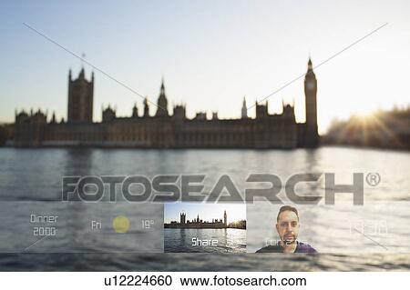 Augmented reality in London, UK View Large Photo Image Stock Image - Augmented reality in London, UK. Fotosearch