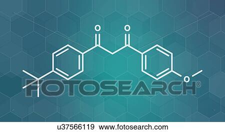 Avobenzone sunscreen molecule, illustration View Large Photo Image Stock Photo - Avobenzone sunscreen molecule, illustration. Fotosearch