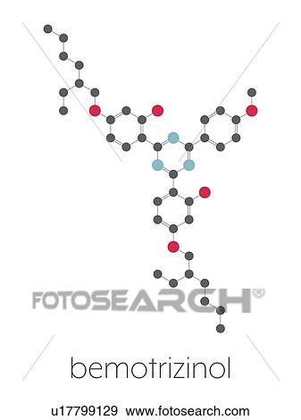 Stock Photo - Bemotrizinol sunscreen molecule, illustration. Fotosearch