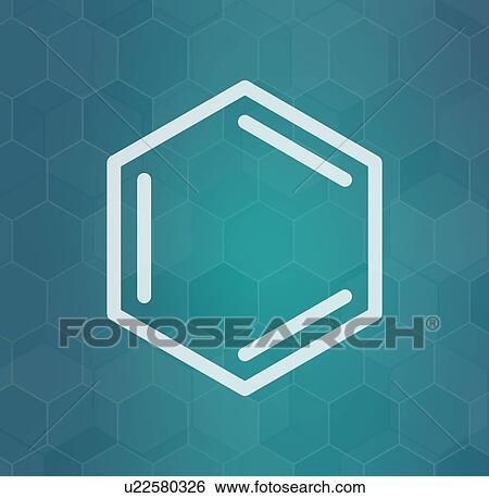 Stock Photograph - Benzene aromatic hydrocarbon molecule, illustration. Fotosearch