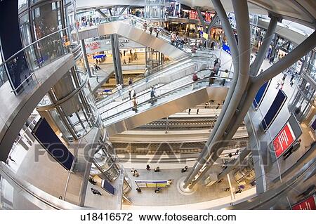 Stock Image - Berlin Central Station, Germany. Fotosearch