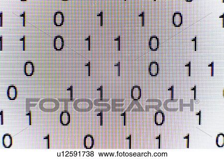 Stock Photo - Binary code. Fotosearch