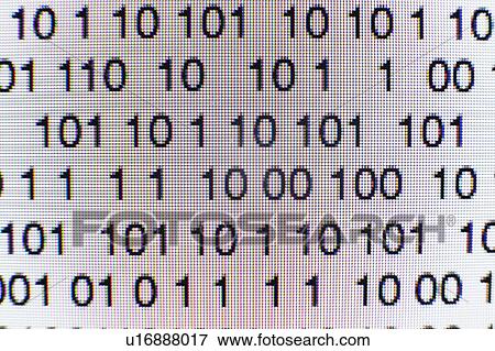 Stock Photo - Binary code. Fotosearch