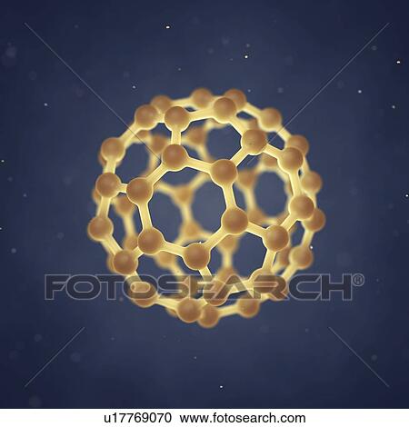 Buckyball, illustration View Large Photo Image Stock Image - Buckyball, illustration. Fotosearch