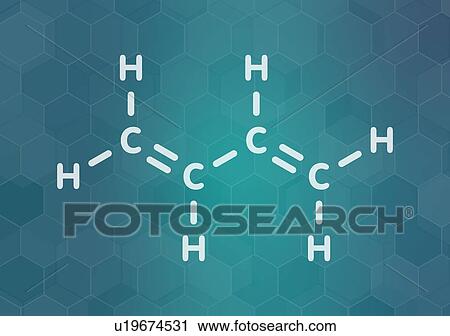 Butadiene synthetic rubber molecule, illustration View Large Photo Image Stock Image - Butadiene synthetic rubber molecule, illustration. Fotosearch
