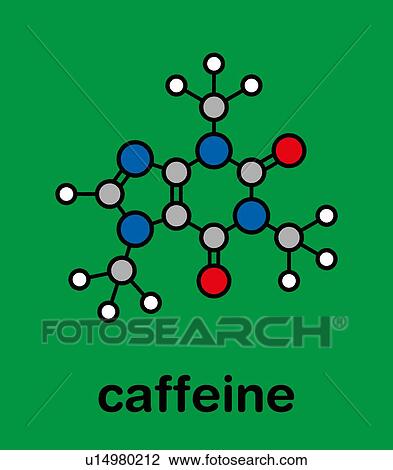 Caffeine stimulant molecule, illustration View Large Photo Image Stock Image - Caffeine stimulant molecule, illustration. Fotosearch