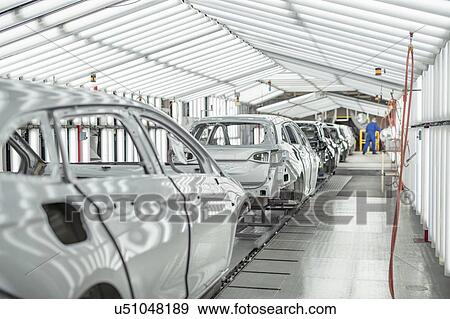 Car bodies in paint inspection area in car factory View Large Photo Image Stock Photo - Car bodies in paint inspection area in car factory. Fotosearch