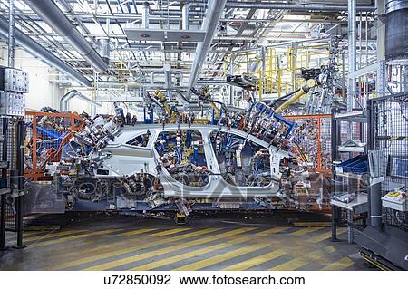 Car body spot welding machine with robots in car factory View Large Photo Image Stock Image - Car body spot welding machine with robots in car factory. Fotosearch