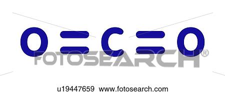Carbon dioxide molecule, illustration View Large Photo Image Stock Photo - Carbon dioxide molecule, illustration. Fotosearch