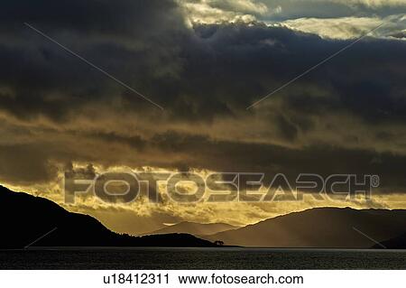 Carpet of clouds over mountain ranges at sunset, Scottish Borders, United Kingdom View Large Photo Image Stock Image - Carpet of clouds over mountain ranges at sunset, Scottish Borders, United Kingdom. Fotosearch