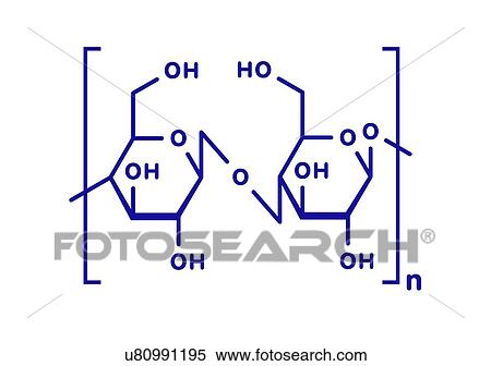 Cellulose chemical structure, illustration View Large Photo Image Stock Photography - Cellulose chemical structure, illustration. Fotosearch