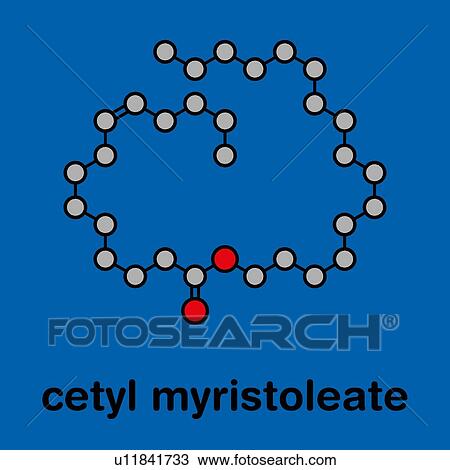 Cetyl myristoleate food supplement molecule, illustration View Large Photo Image Stock Image - Cetyl myristoleate food supplement molecule, illustration. Fotosearch