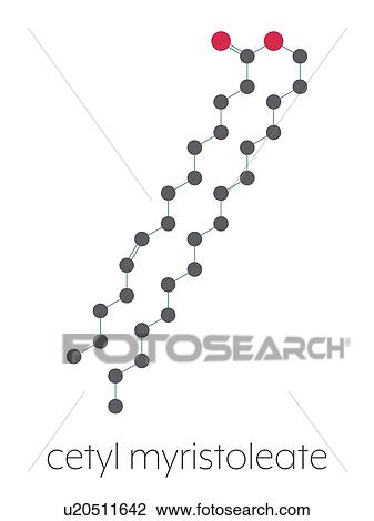 Cetyl myristoleate food supplement molecule, illustration View Large Photo Image Stock Image - Cetyl myristoleate food supplement molecule, illustration. Fotosearch