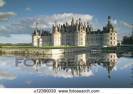 Stock Image - Chateau de Chambord, France. Fotosearch