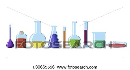 Stock Photograph - Chemical glassware, illustration. Fotosearch