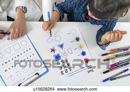 Picture - Childhood psychology test. Fotosearch