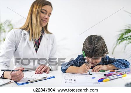 Picture - Childhood psychology test. Fotosearch