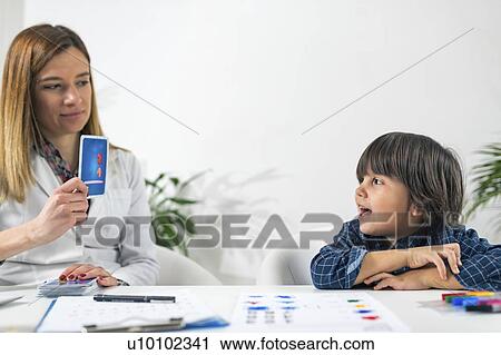 Stock Image - Childhood psychology test. Fotosearch