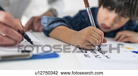 Stock Image - Childhood psychology test. Fotosearch