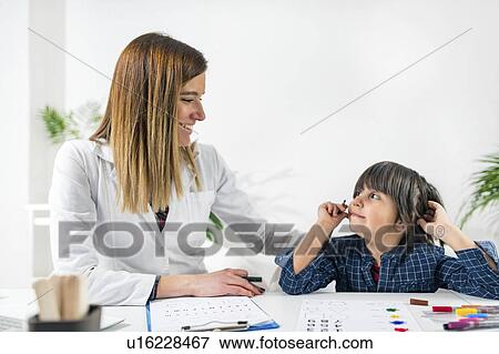 Stock Photo - Childhood psychology test. Fotosearch