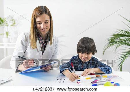 Stock Photo - Childhood psychology test. Fotosearch