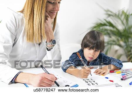 Stock Photo - Childhood psychology test. Fotosearch