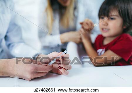 Stock Image - Childhood vaccination. Fotosearch