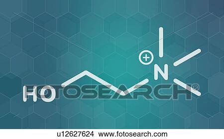 Choline essential nutrient molecule, illustration View Large Photo Image Picture - Choline essential nutrient molecule, illustration. Fotosearch