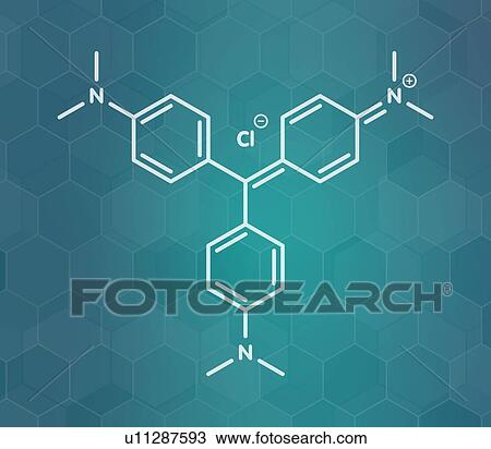 Crystal violet molecule, illustration View Large Photo Image Stock Image - Crystal violet molecule, illustration. Fotosearch