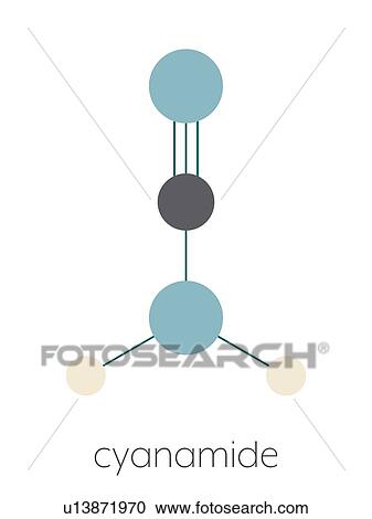 Cyanamide molecule, illustration View Large Photo Image Stock Image - Cyanamide molecule, illustration. Fotosearch