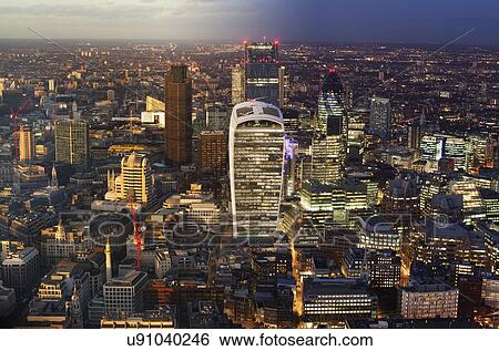 Stock Photograph - Day to night image of the city of London, UK. Fotosearch