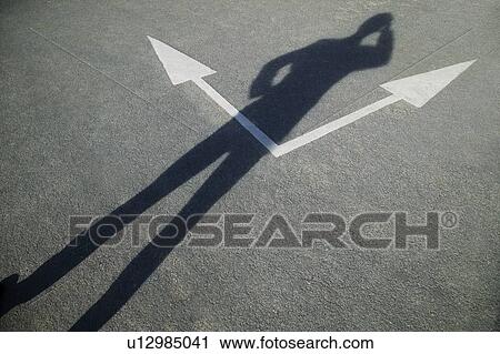 Stock Image - Decision making, conceptual image. Fotosearch