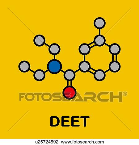 DEET insect repellent molecule, illustration View Large Photo Image Stock Image - DEET insect repellent molecule, illustration. Fotosearch
