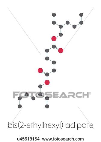 DEHA plasticizer molecule, illustration View Large Photo Image Picture - DEHA plasticizer molecule, illustration. Fotosearch