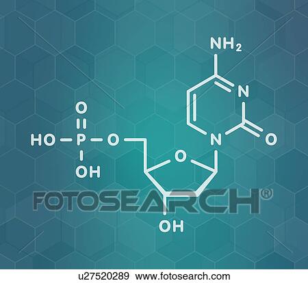 Stock Photo - Deoxycytidine monophosphate nucleotide molecule. Fotosearch