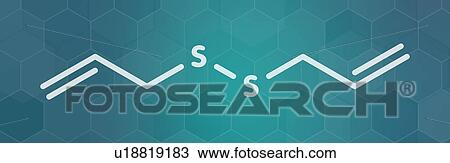 Diallyl disulfide garlic molecule, illustration View Large Photo Image Stock Image - Diallyl disulfide garlic molecule, illustration. Fotosearch
