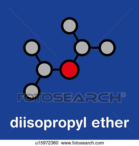 Diisopropyl ether chemical solvent molecule, illustration View Large Photo Image Stock Image - Diisopropyl ether chemical solvent molecule, illustration. Fotosearch