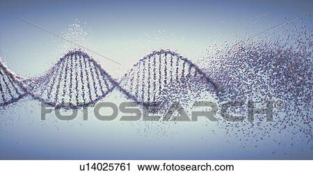 Stock Image - DNA damage, illustration. Fotosearch