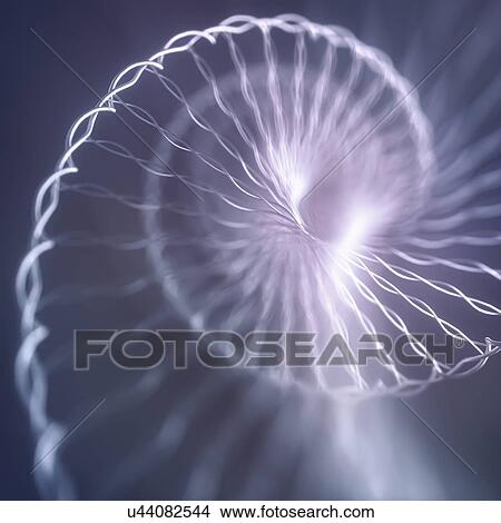 Picture - DNA molecule, conceptual illustration. Fotosearch