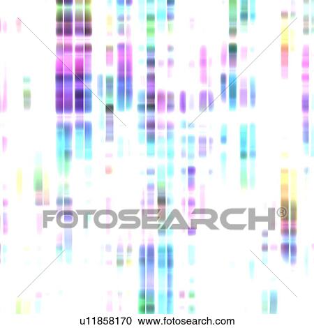 Stock Image - DNA sequencing, illustration. Fotosearch