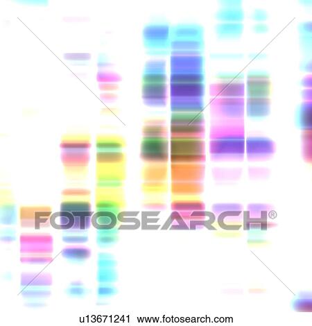 Stock Image - DNA sequencing, illustration. Fotosearch