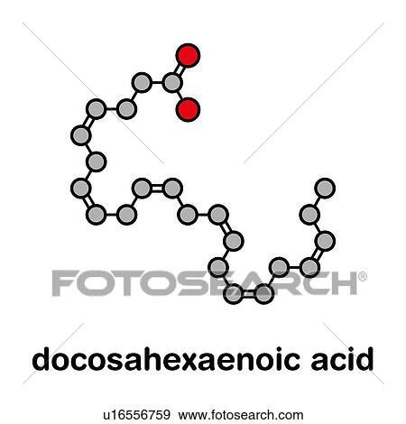 Docosahexaenoic acid molecule, illustration View Large Photo Image Stock Photo - Docosahexaenoic acid molecule, illustration. Fotosearch