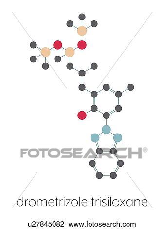 Drometrizole trisiloxane sunscreen molecule, illustration View Large Photo Image Stock Image - Drometrizole trisiloxane sunscreen molecule, illustration. Fotosearch