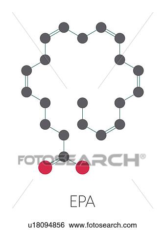 Eicasapentaenoic acid molecule, illustration View Large Photo Image Stock Photograph - Eicasapentaenoic acid molecule, illustration. Fotosearch