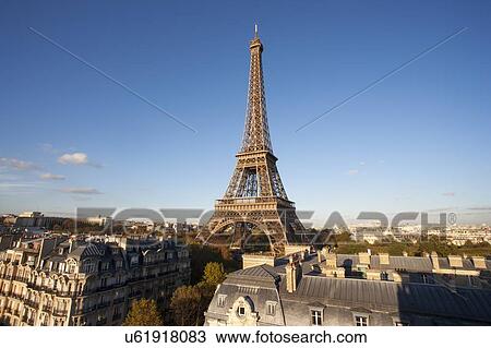 Stock Image - Eiffel Tower, Paris, France. Fotosearch