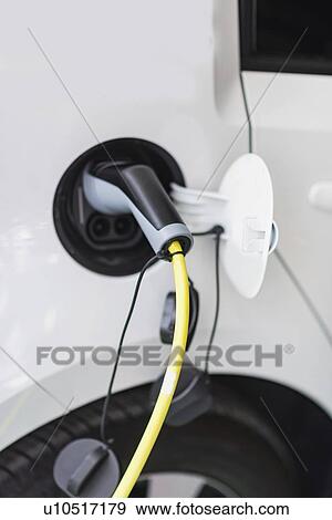 Stock Photo - Electric car. Fotosearch