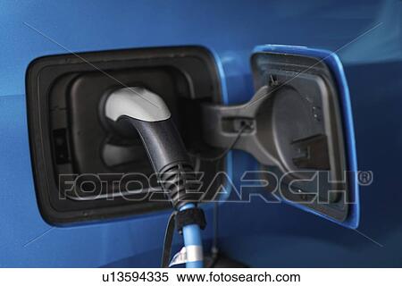Electric car View Large Photo Image Stock Photography - Electric car. Fotosearch