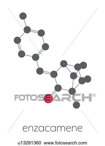 Enzacamene sunscreen molecule, illustration View Large Photo Image Stock Image - Enzacamene sunscreen molecule, illustration. Fotosearch