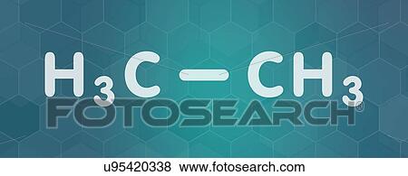 Ethane natural gas component molecule, illustration View Large Photo Image Stock Photo - Ethane natural gas component molecule, illustration. Fotosearch